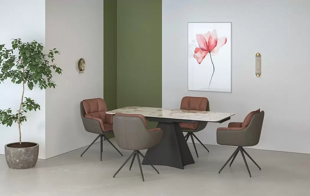 Стол раскладной Granada 120-180, светлая керамика - фото 22