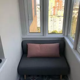 Диван-кровать Rosy 3-х местный, коричневый