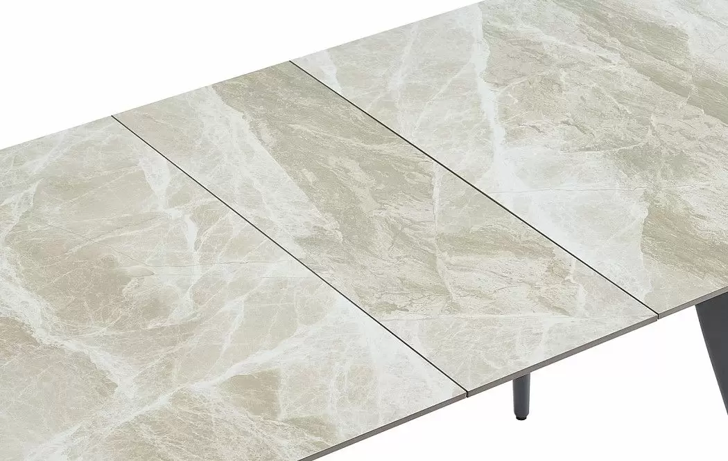 Стол раскладной Felicia 130-160, серый камень - фото 6