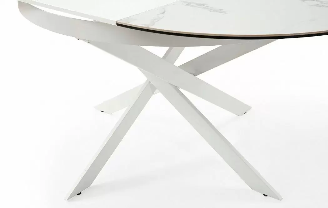 Стол раскладной Diona 120-170, керамика "каррарский мрамор" - фото 14