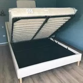 Кровать Carrera 160x200 (с подъемным механизмом), голубой