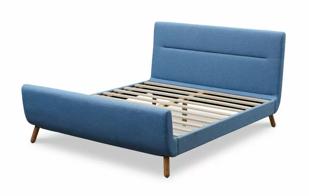 Кровать Borneo 160х200, синий - фото 5