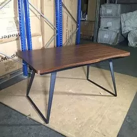 Стол раскладной Vermont, черный/белый