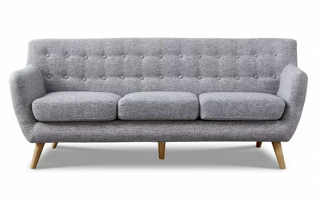 Диван Copenhagen 3-х местный, пепельно-серый