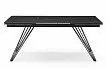 Стол раскладной Parma 180-280, черная керамика