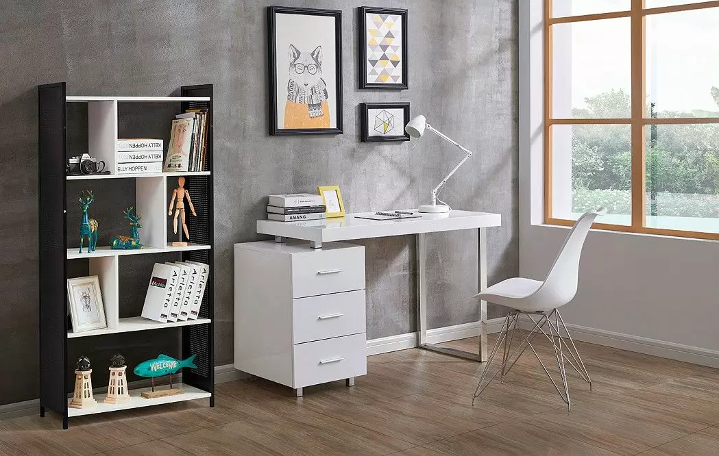 Стеллаж Oslo, белый - фото 15