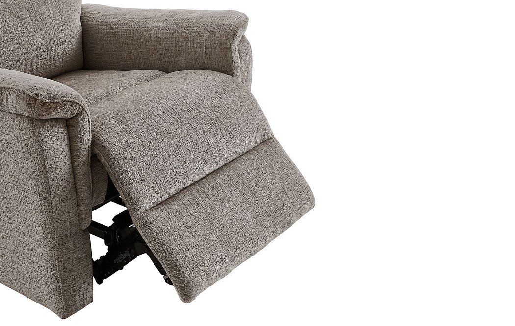 Кресло-реклайнер Stanley, серо-бежевый - фото 11