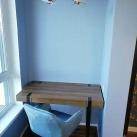 Стол письменный Project, орех/черный