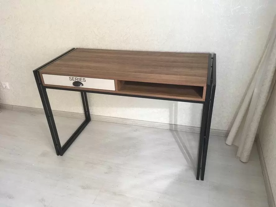 Стол письменный Discovery, орех/черный - фото 16