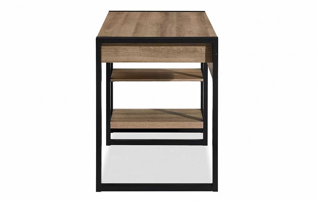 Стол письменный Hans, орех/черный - фото 5