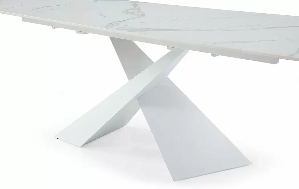 Стол раскладной Savoy 180-240, белая керамика - фото 11