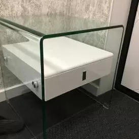 Столик Glasper, белый