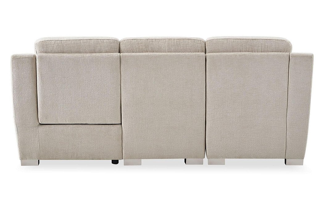 Диван-реклайнер Jonathan угловой (левый), бежевый - фото 14