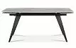 Стол раскладной Ramses 160-230, серый мрамор/черный