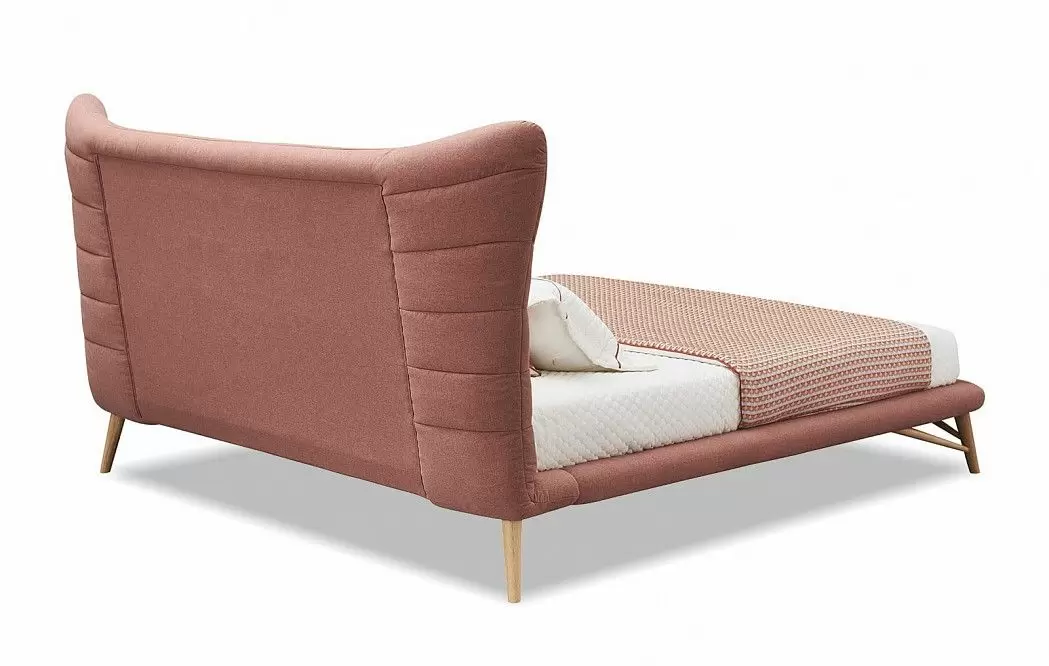 Кровать Venezia 160х200, коралловый - фото 7
