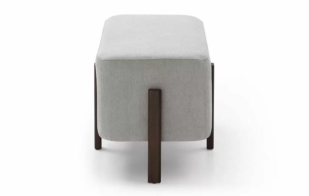 Банкетка Emmy (80), серый/орех - фото 6