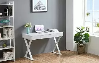 Стол письменный Axiom White, белый