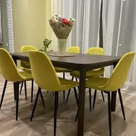 Стул Jackson, голубой/черный