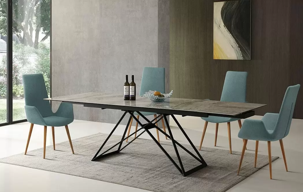 Стол раскладной Cross 180-260, светлая керамика - фото 16