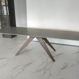 Стол Valencia + 4 бежевых стула Berta