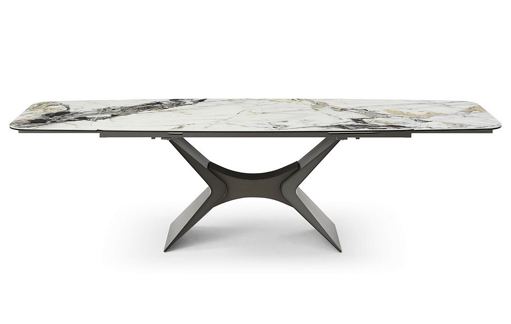 Стол раскладной Richard 160-240, светлая керамика/серый - фото 8