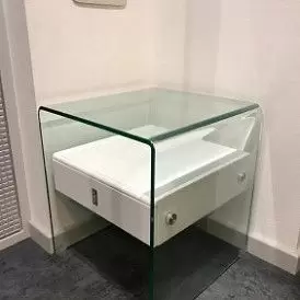 Столик Glasper, белый
