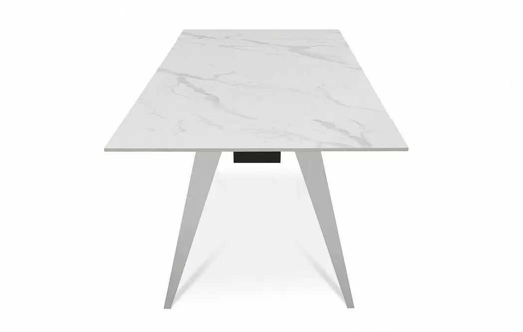 Стол раскладной Ramses 160-230, белый мрамор/хром - фото 11