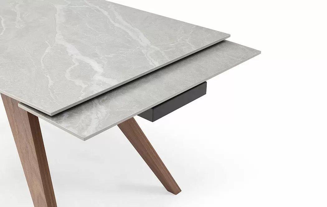 Стол Valencia + 4 серых стула Berta - фото 5