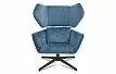 Кресло и оттоманка Boston, синий