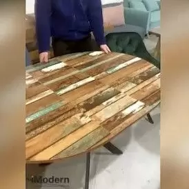 Стол раскладной Charly 100-129, белый/хром