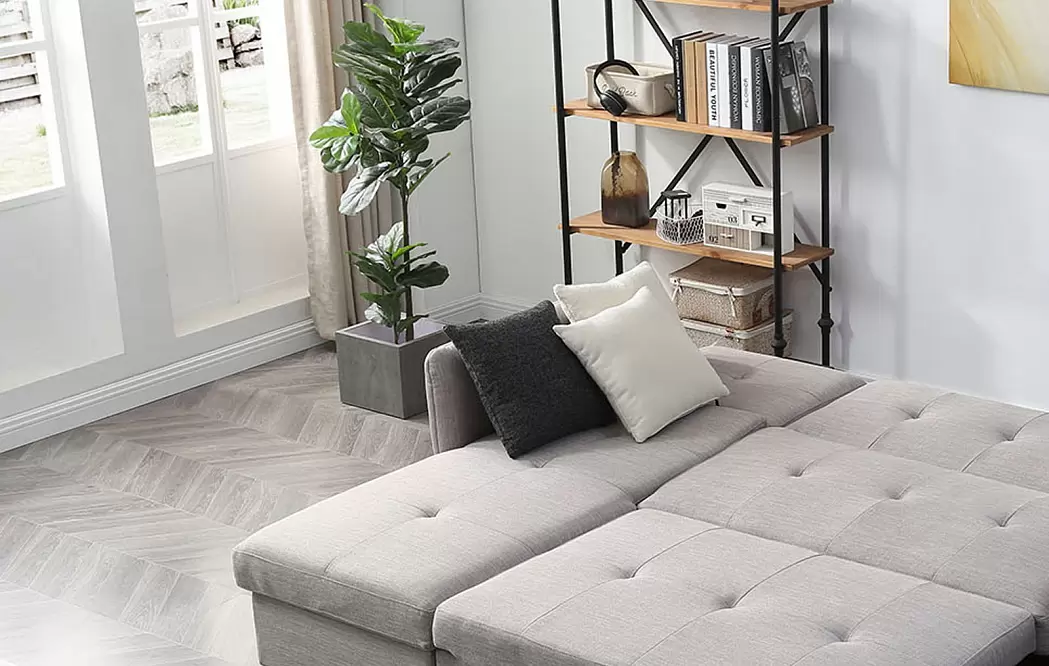 Диван-кровать Rotterdam угловой (левый), цвет серый - фото 18