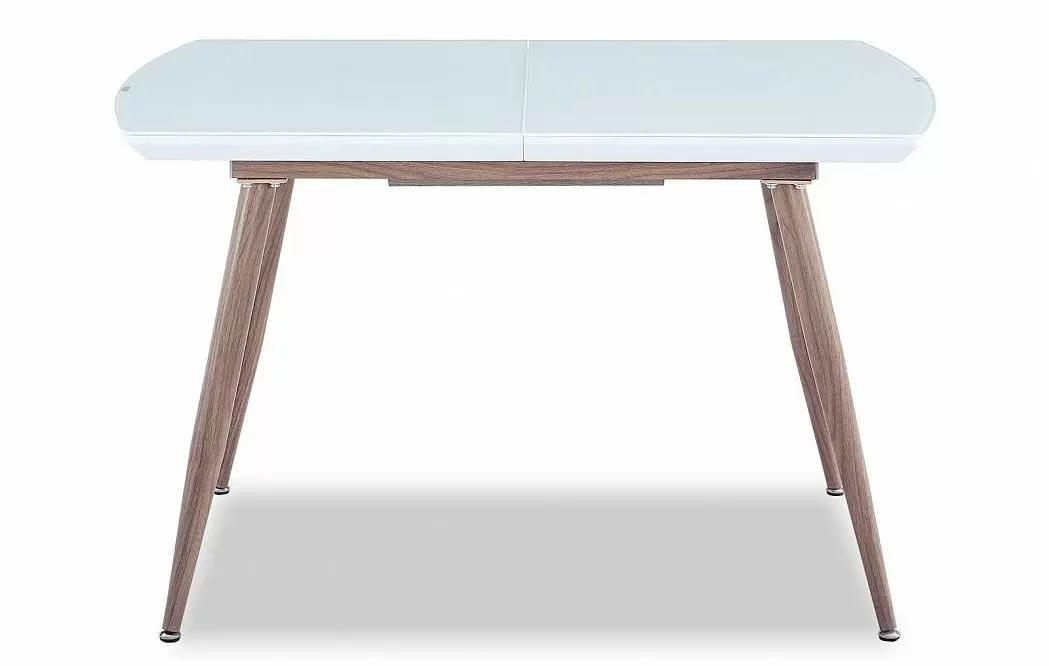 Стол раскладной Fredric 120-160, белый/дуб - фото 4