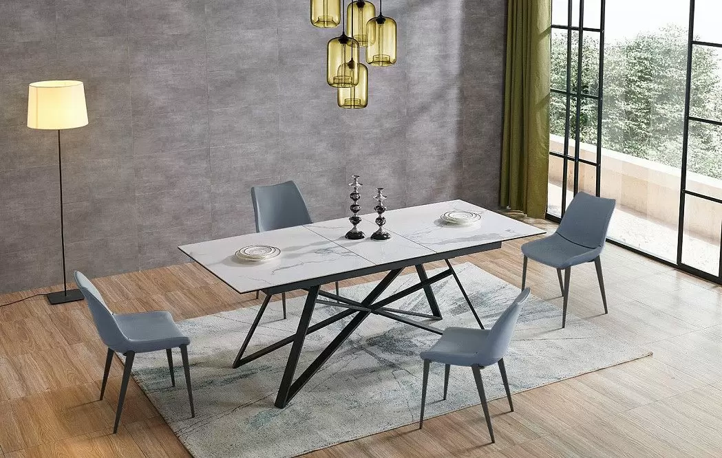 Стол раскладной Bristol (160), светлая керамика - фото 15