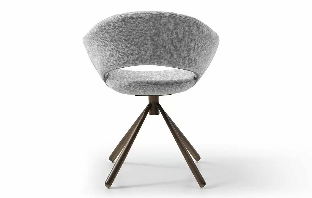 Стол Donna + 4 стула Alessa серый - фото 12