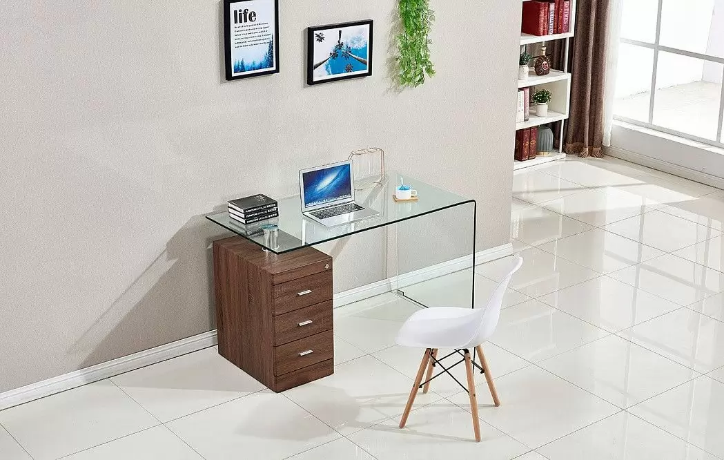 Стол письменный Waterfall, темное дерево - фото 2