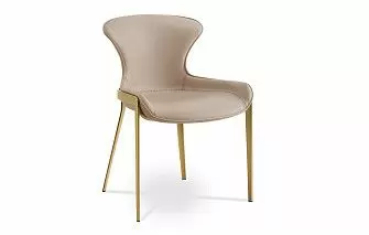 Стул Hillary, бежевый/золото