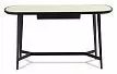 Стол письменный Bernard (140), кремовый/черный