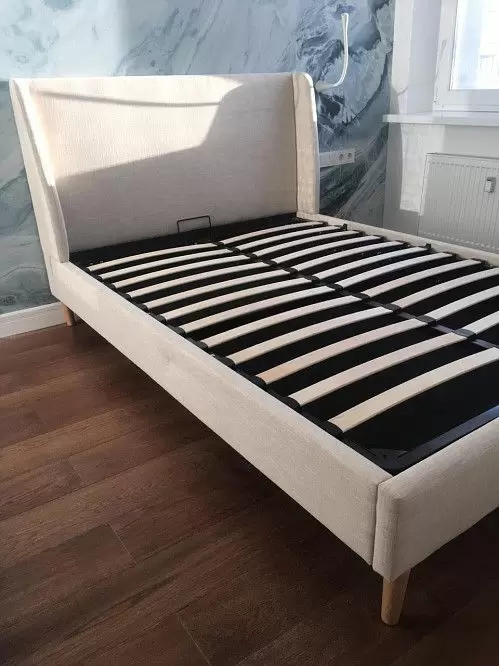 Кровать Carrera 160x200 (с подъемным механизмом), бежевый - фото 18