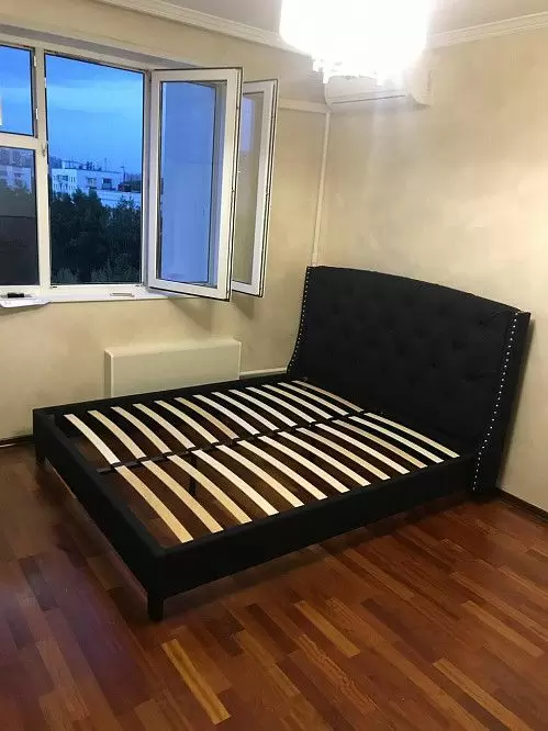 Кровать Evita 160x200 (с подъемным механизмом), темно-синий - фото 12