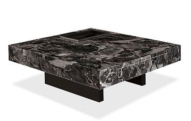 Стол журнальный Gabrielle (100), черный камень