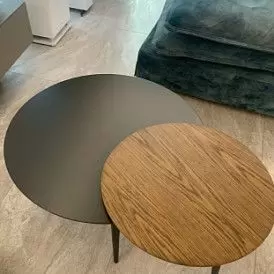 Стол журнальный Eclipse, дуб/темно-серый