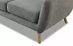 Диван Copenhagen 3-х местный, темно-серый пепел (п05-18)