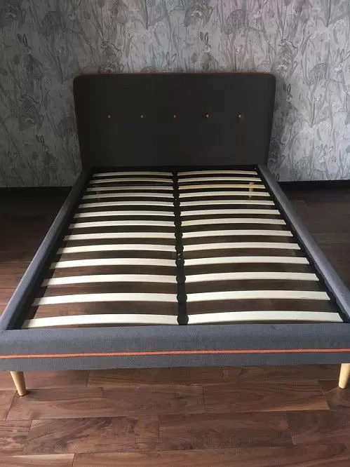 Кровать Madeira 140x200, серо-коричневый - фото 13