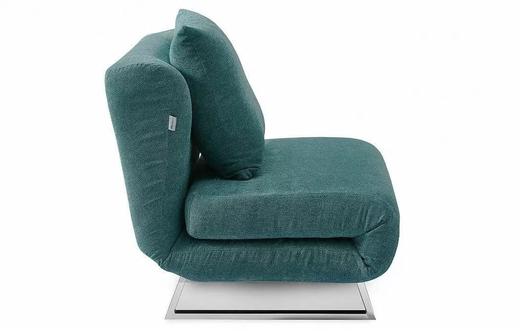 Кресло-кровать Rosy, темно-бирюзовый/хром - фото 10