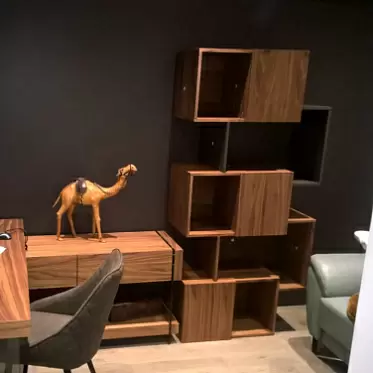 Стеллаж Palo Walnut, орех/серая полка IMG-20190813-WA0033