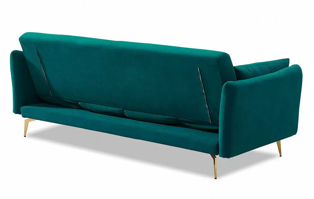 Диван-кровать Liverpool, темно-бирюзовый/золото - фото 11