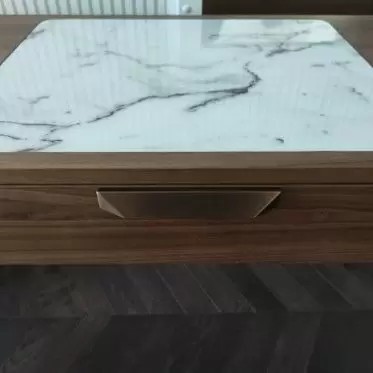 Стол письменный Stanford, орех/мрамор