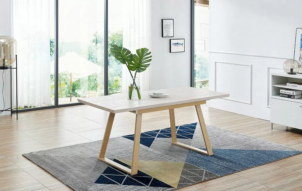 Стол раскладной Norfolk 130-170, светлый дуб/вяз - фото 6