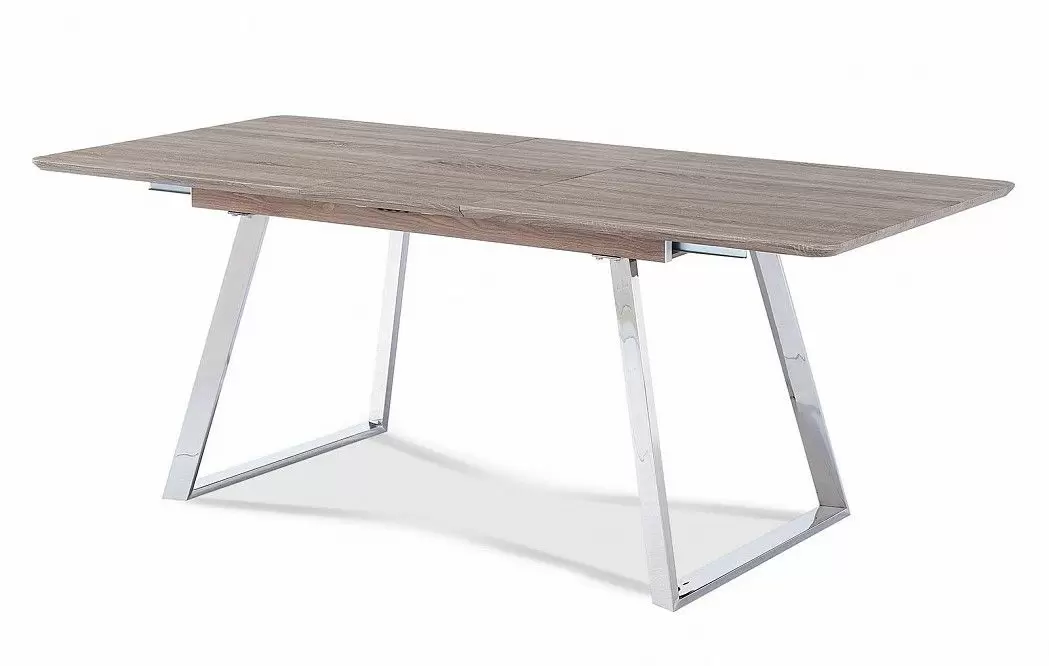Стол раскладной Otis 160-200, дуб/сталь