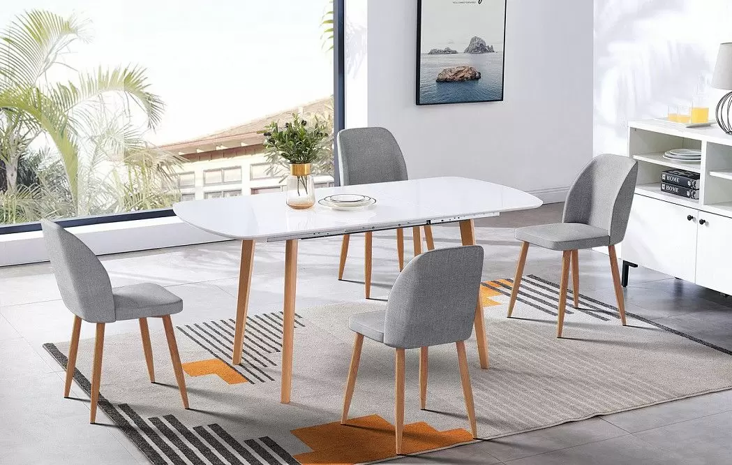 Стул Ronald, серый/дерево - фото 4